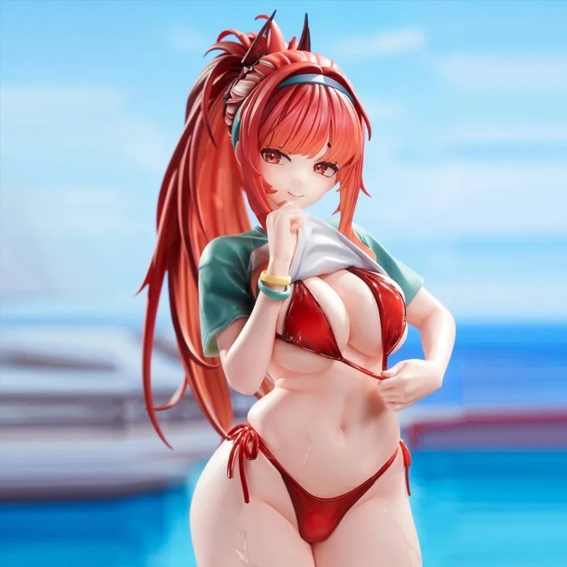 NIKKE Rapi Red Theme Anime Figure Statue GK Model Desktop New Decor