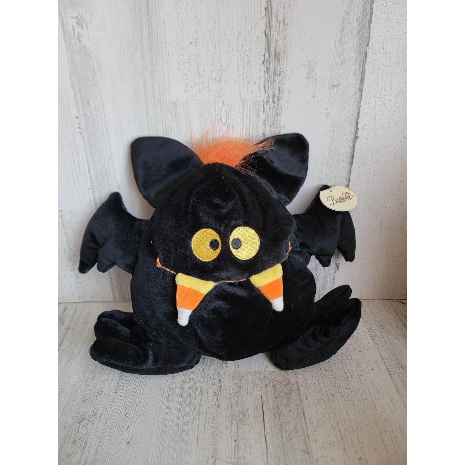 Best ever sweet tooth vintage plush bat stuffed animal Halloween home