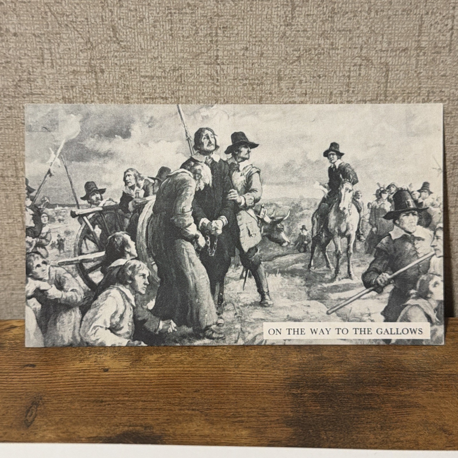 Witchcraft Victims Who Dies 1692 On Way To Gallows Witches Vintage Postcard