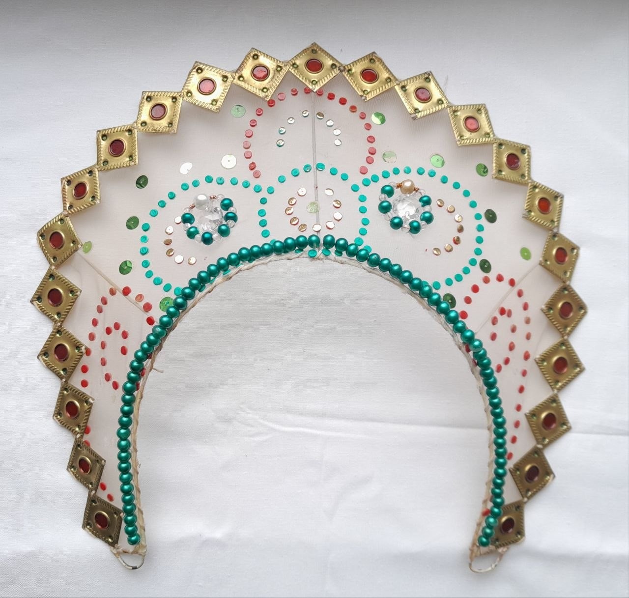 Vintage. Crown. Kokoshnik. Headdress. USSR