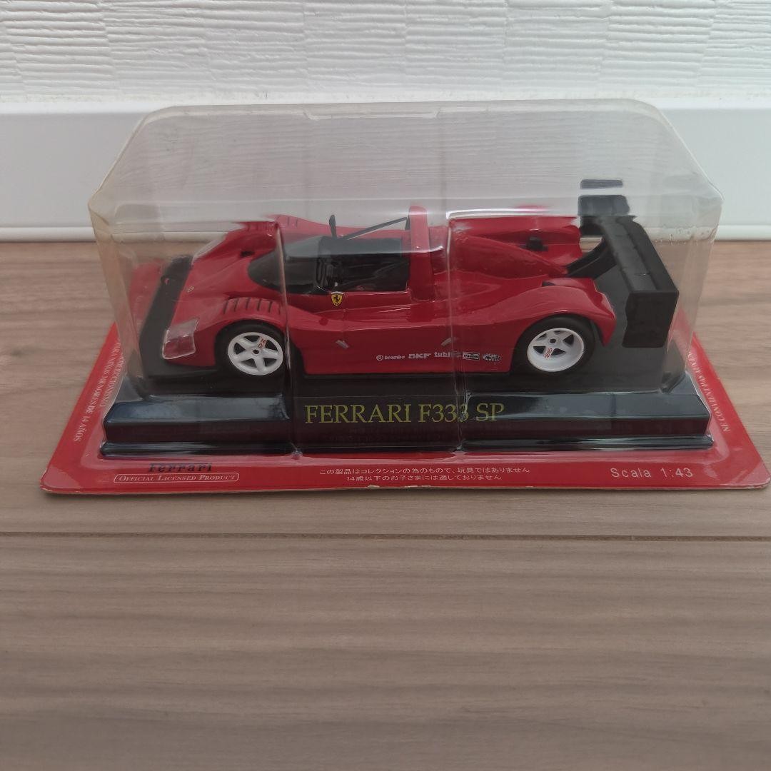 Ferrari F333 SP 1/43 Diecast Model Open Cockpit, Official Licensed, Near Mint