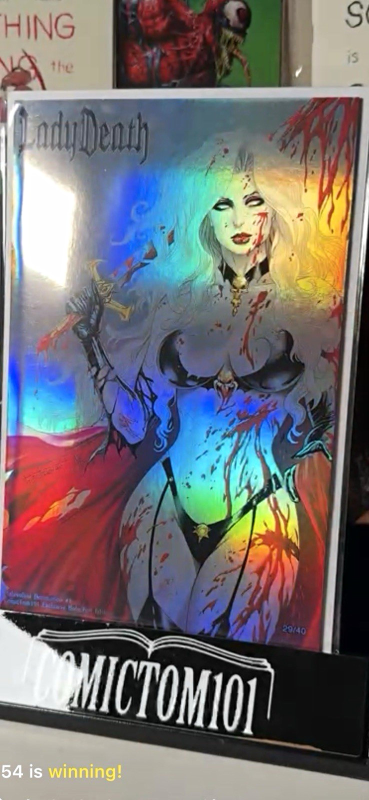 Lady Death NYCC Exclusive Limited to 40 in the World whatNot comictom exclusive