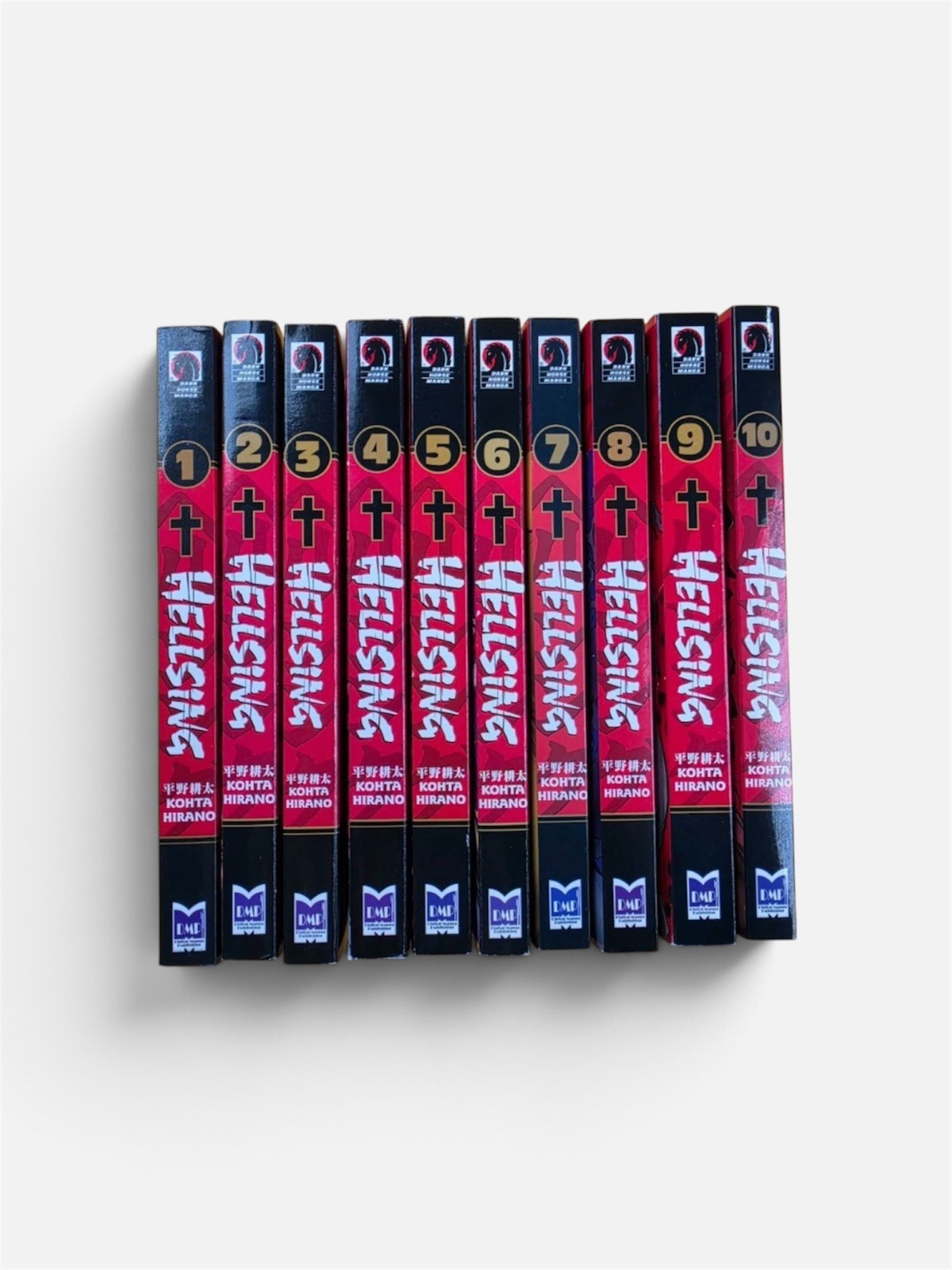 Dark Horse Manga Hellsing Vol 1-10 Complete Set Lot English