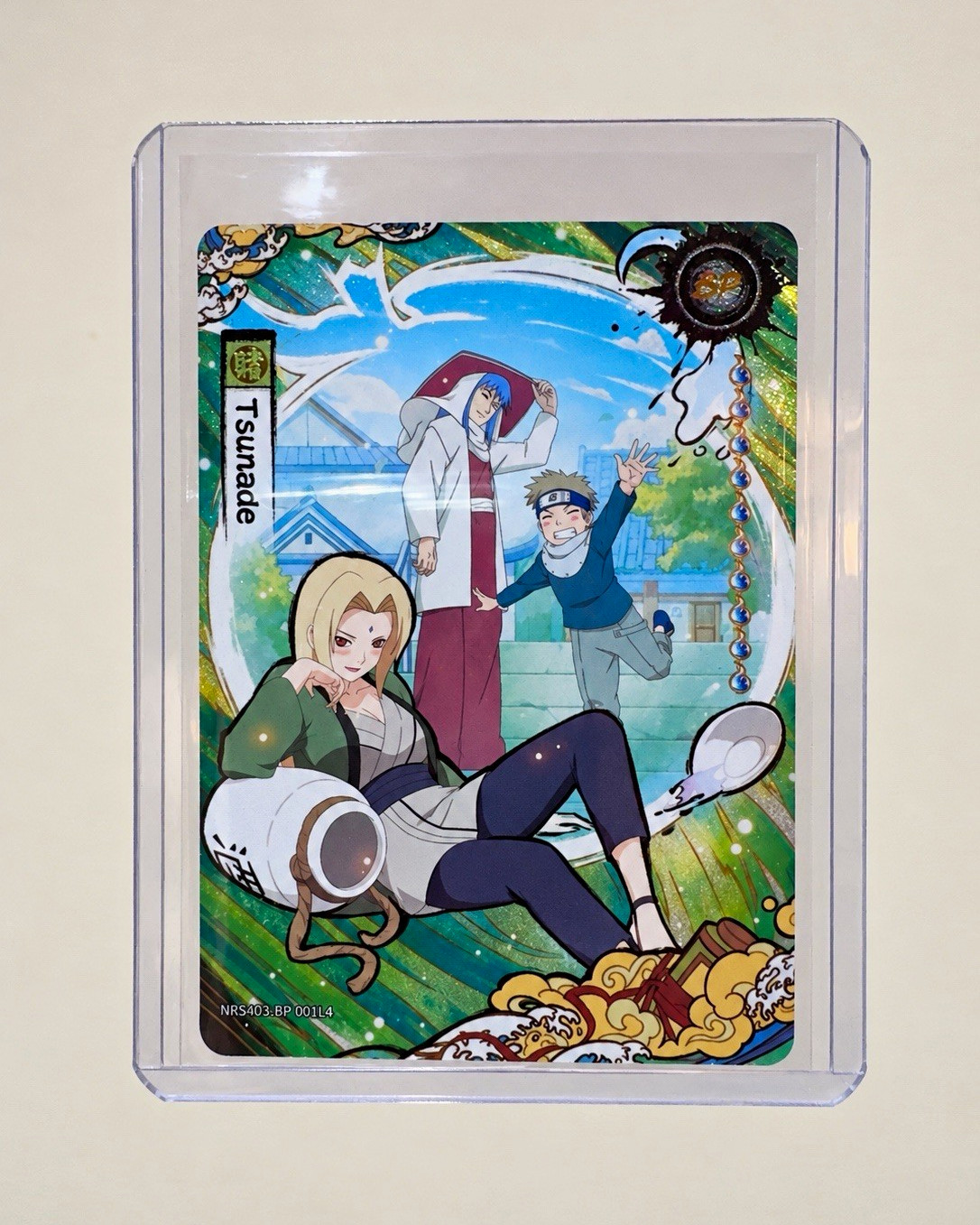 Kayou Naruto Tsunade NRS-403-BP 001L4 Serial Numbered 297/999 Card