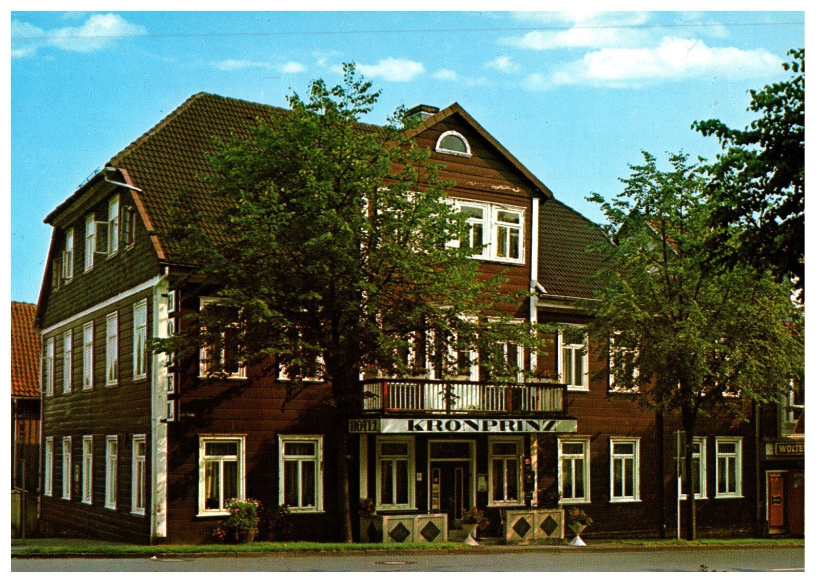 POSTCARD Vintage Hotel Kronprinz Clausthal-Zellerfeld Lower Saxony GERMANY