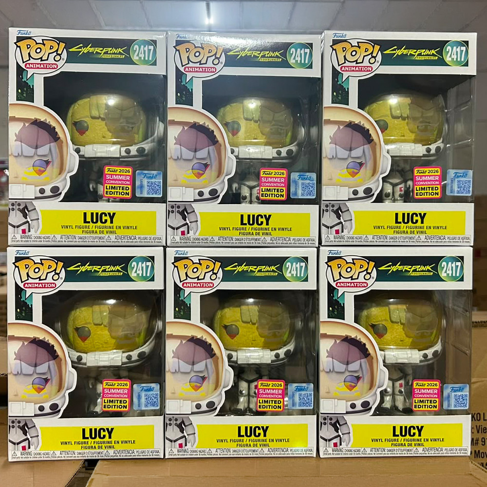 Funko Pop Lucy Spacesuit 2026 SDCC Cyberpunk Edgerunners 2417 Limited Edition