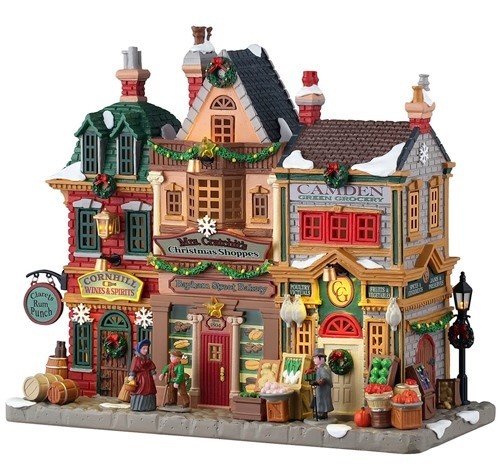 Lemax Mrs Cratchit's Christmas Shoppes w/Adapter #55314 BRAND NEW 