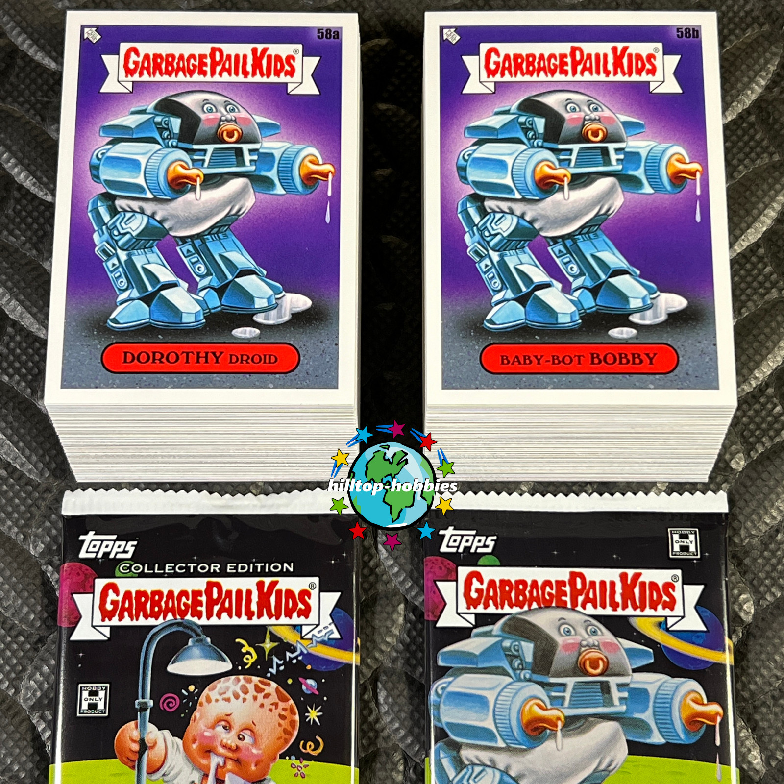 2023 SERIES 2 GARBAGE PAIL KIDS INTERGOOLACTIC MAYHEM 200-CARD BASE SET+WRAPPERS