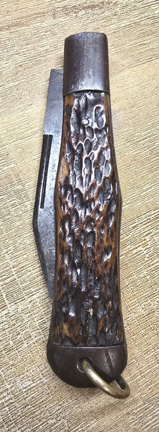 vintage JOHN PRIMBLE GRAND DADDY COKE BOTTLE KNIFE JIGGED SCALES  US48