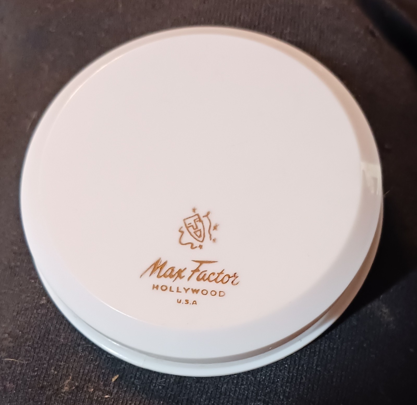 Vintage 1940s Max Factor Pan Cake Makeup, Cream Rose, NOS, FULL, UNUSED