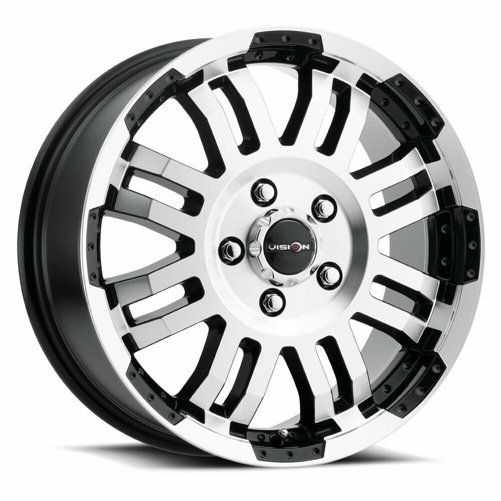 18 inch 18x7.5 Vision Offroad WARRIOR machined wheels rims 5x130 +55