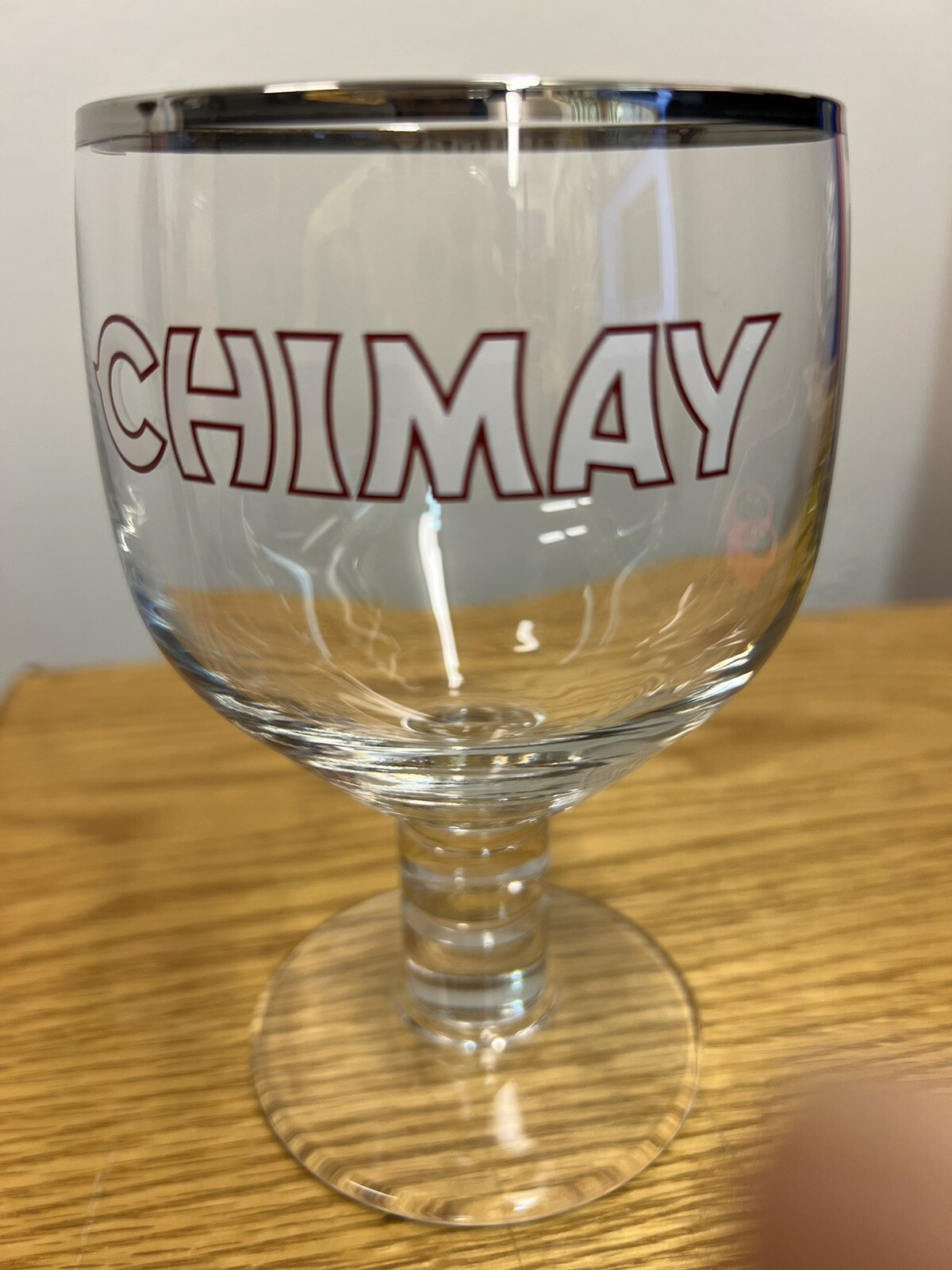New Chimay Beer Glass Chalice Stemmed 16 oz Glasses  Belgium Same Day Shipping