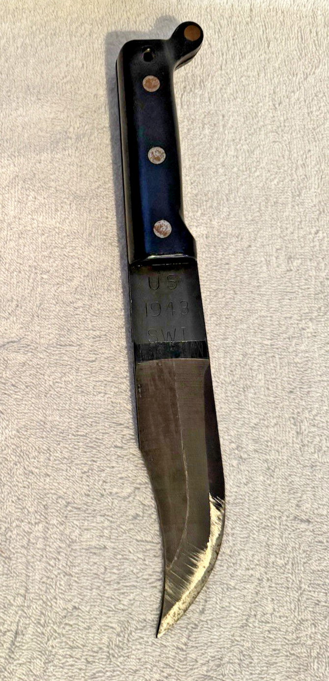 SWI 1943 World War 2 Jungle Hunting Knife Tool SWI 1943 Blade