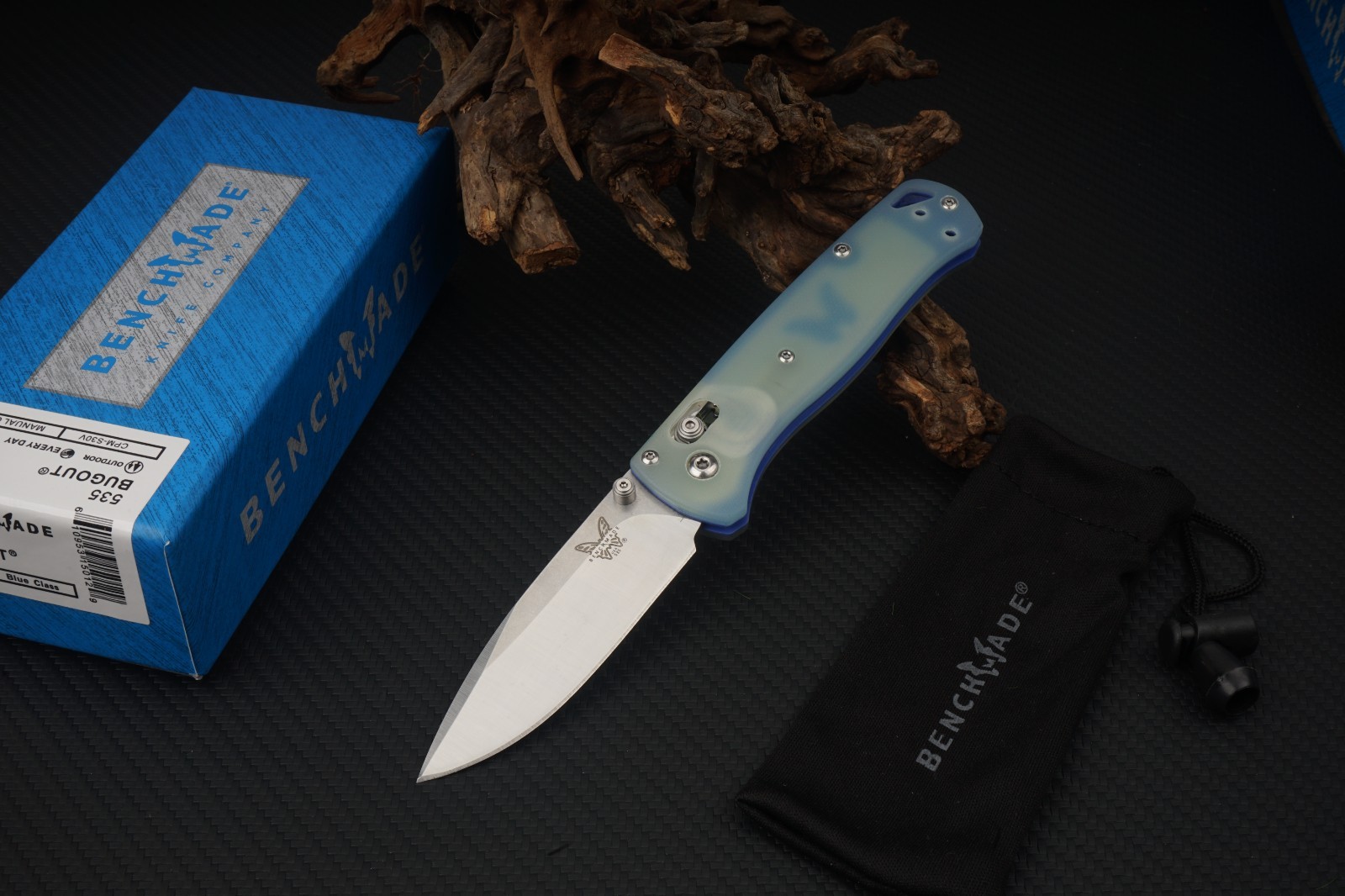 Benchmade Mini Freek 535 Jade G10 Axis lock Folding Knife EDC