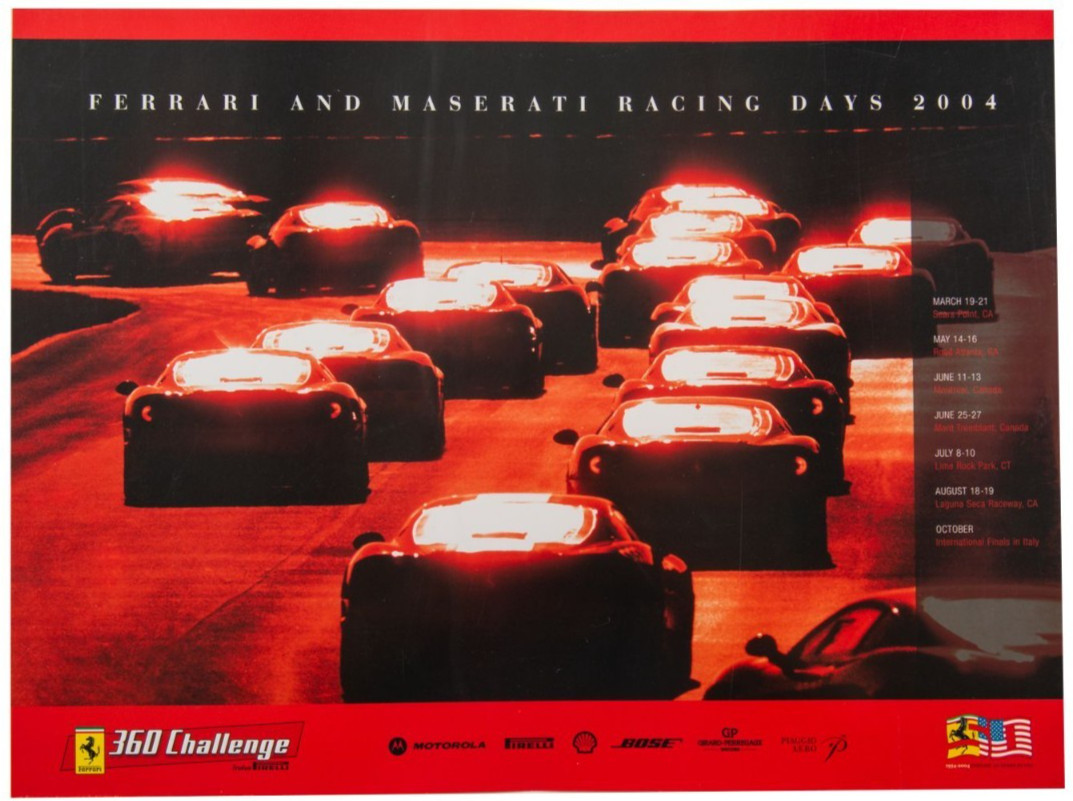 Ferrari And Maserati Racing Days 2004 Poster