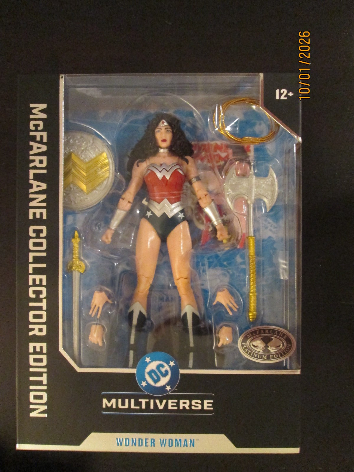 McFarlane Collector Edition DC Multiverse Wonder Woman Platinum Chase Brand NEW
