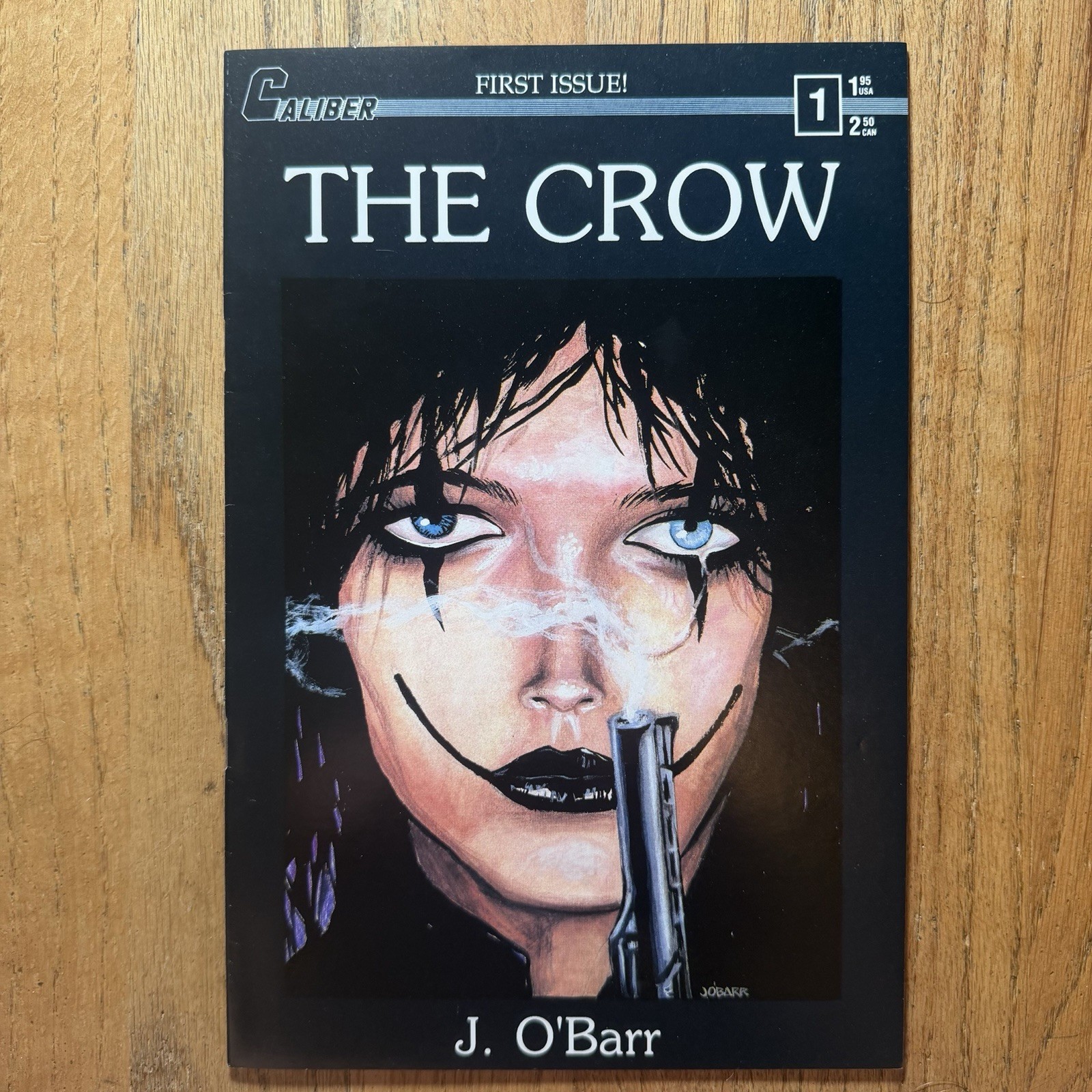 The Crow #1 HTF 3rd Print 1st App James O'Barr 🔥🔑 Caliber Comics 1990 FNVF