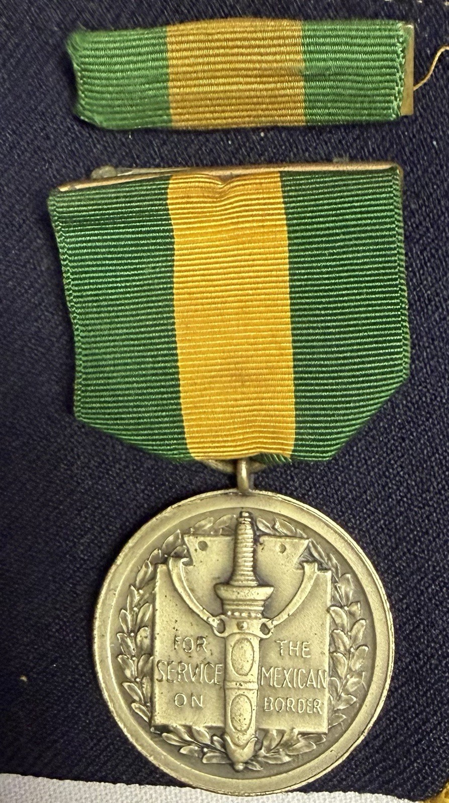 ANTIQUE US MILITARY SPANISH WAR SERVICE MEDAL NO NUMBER ON THE RIM