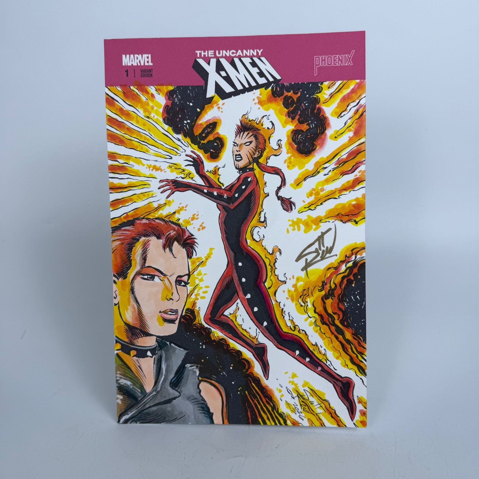 Phoenix X-Men Art Print by Scott Reed Hand-Colored 6.5\