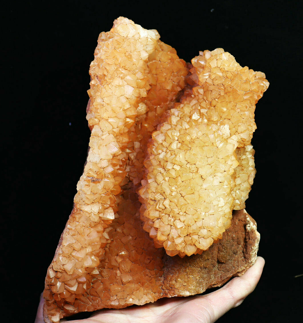 4.38lb Natural Yellow Quartz Crystal Cluster Rock Stone Mineral Specimen