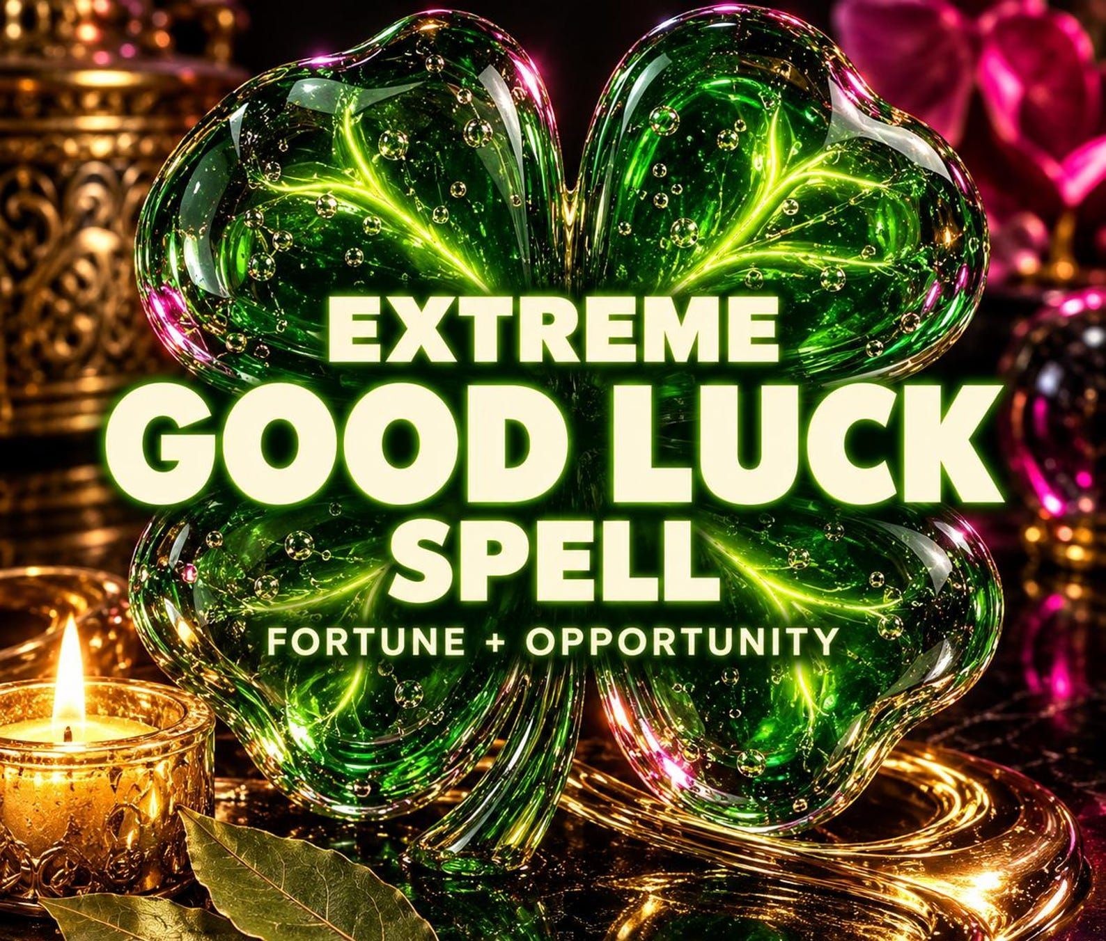 Extreme Good Luck Spell for Good Fortune & New Opportunities  Open the Door to B