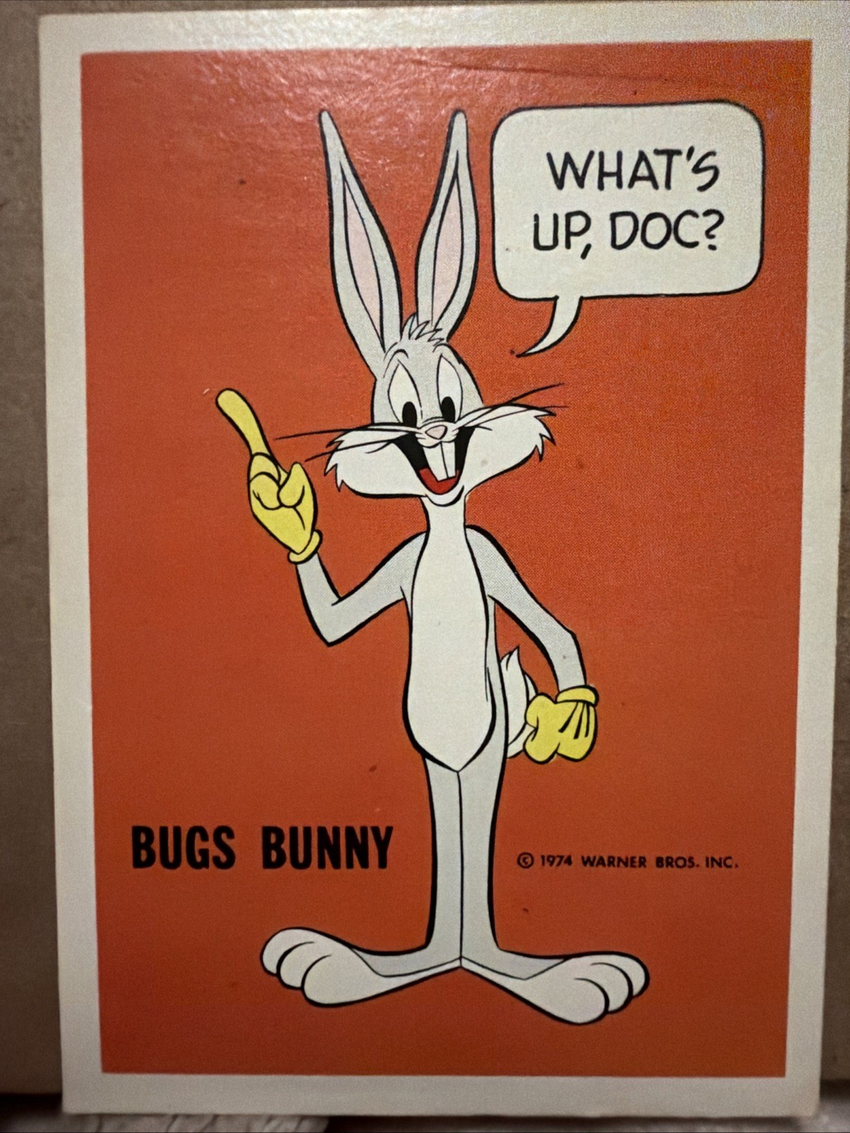 1974 BUGS BUNNY WARNER BROS. NATIONAL PERIODICAL CARDS VERY RARE ANTIQUE