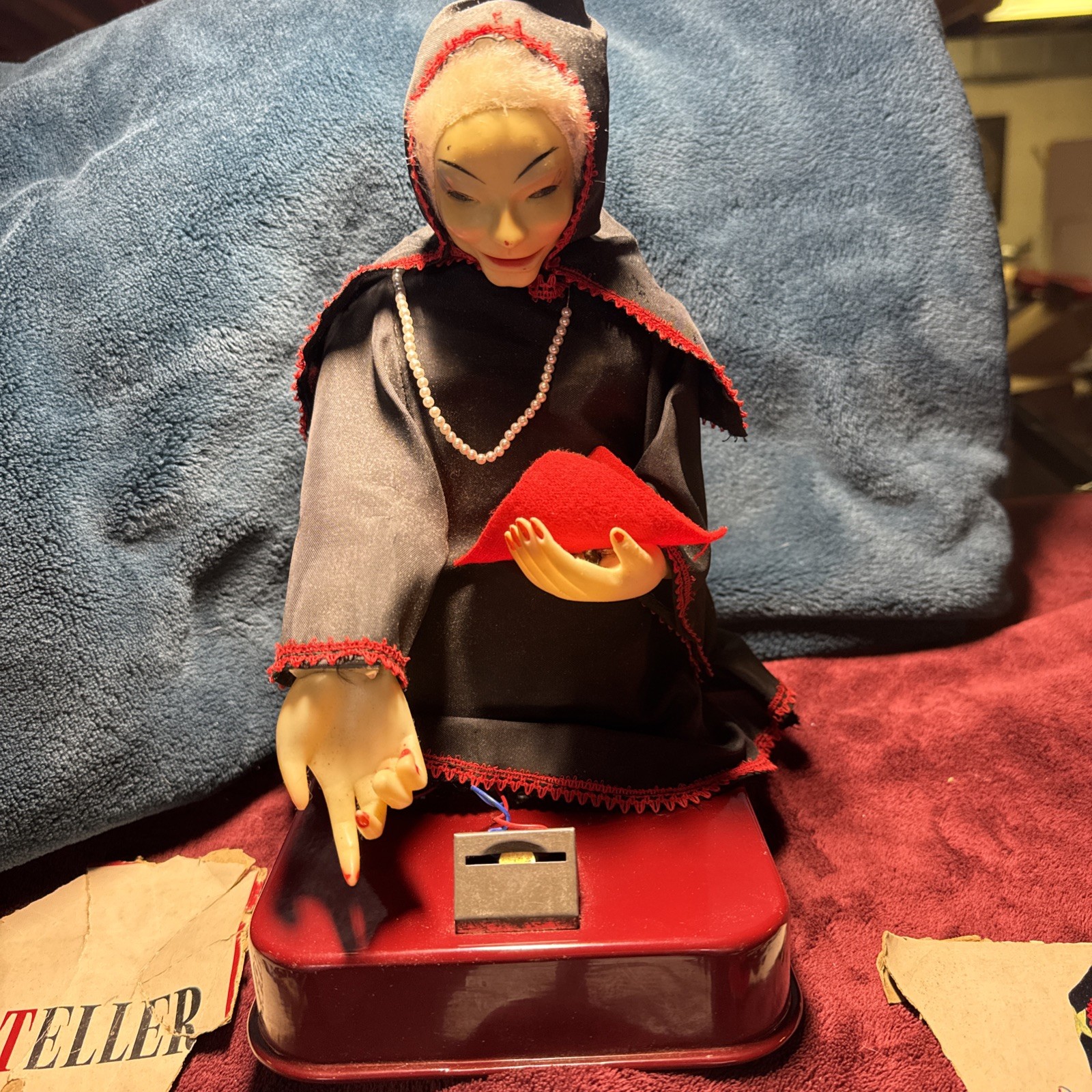 Rare Sonsco Ichido Gypsy Fortune Teller Battery Working Like 1950’s