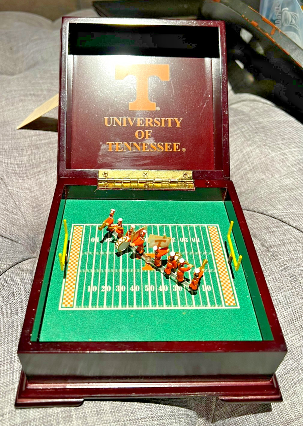 VTG 70's Mr Christmas University of Tennessee Fight Song Marching Band Music Box
