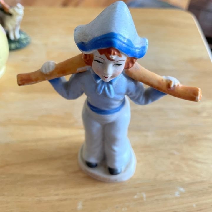 Vintage Ceramic Dutch Boy Figurine - Occupied Japan