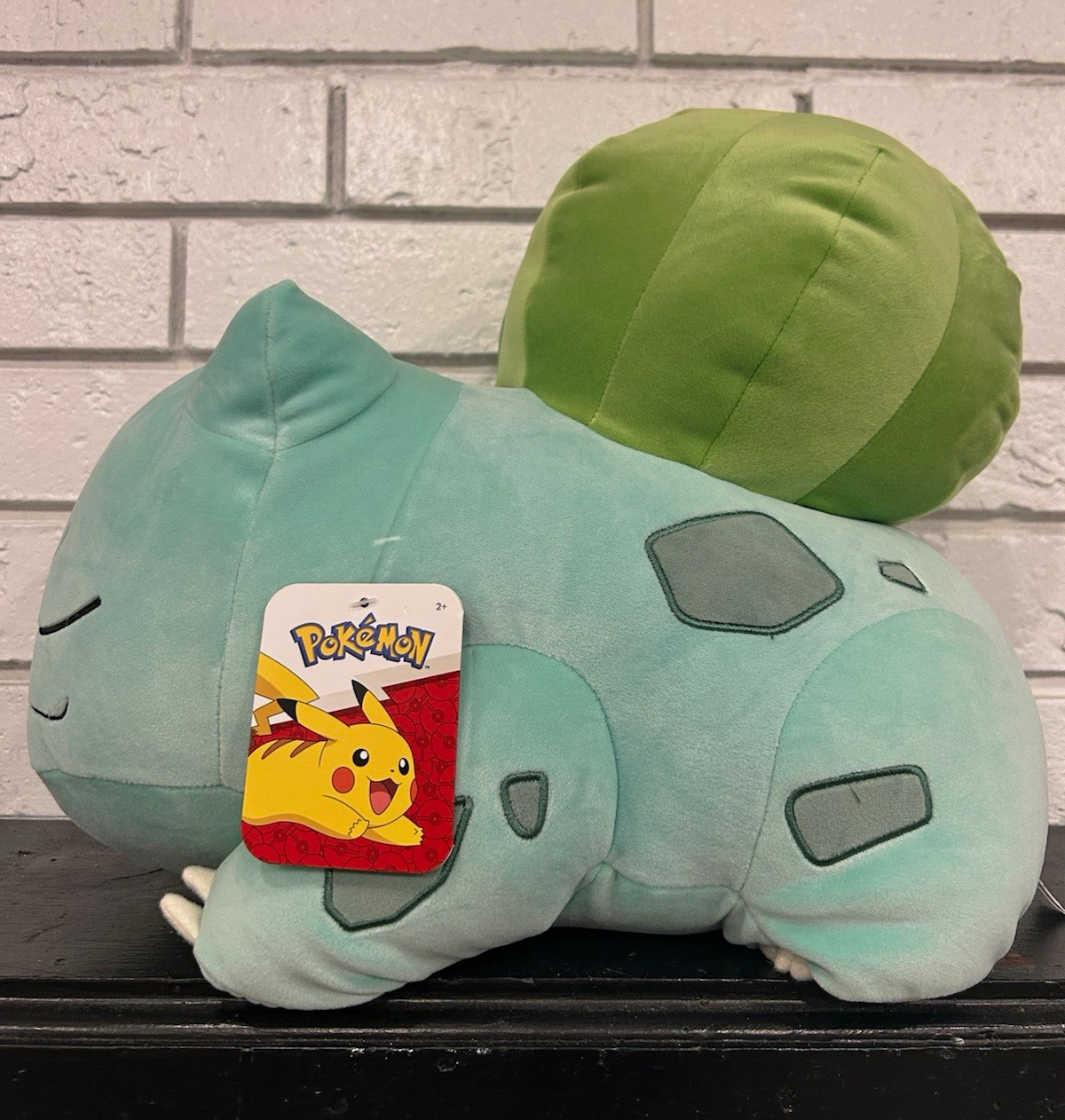 Pokémon 18in Sleeping Bulbasaur Plush Stuffed Animal Toy. Jazwares with Tags.
