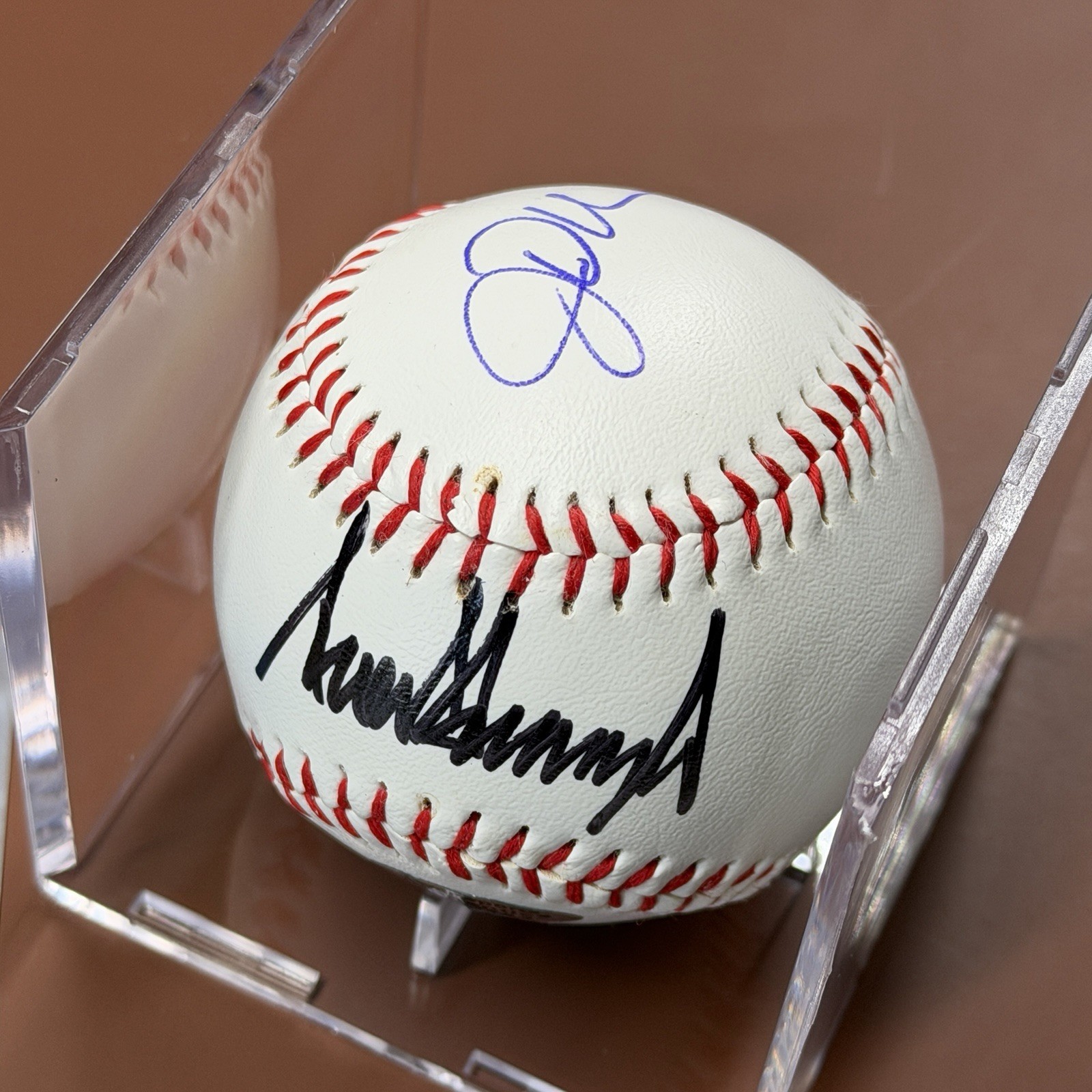 President Donald J Trump & JD Vance Signed Baseball Autographed Hologram COA