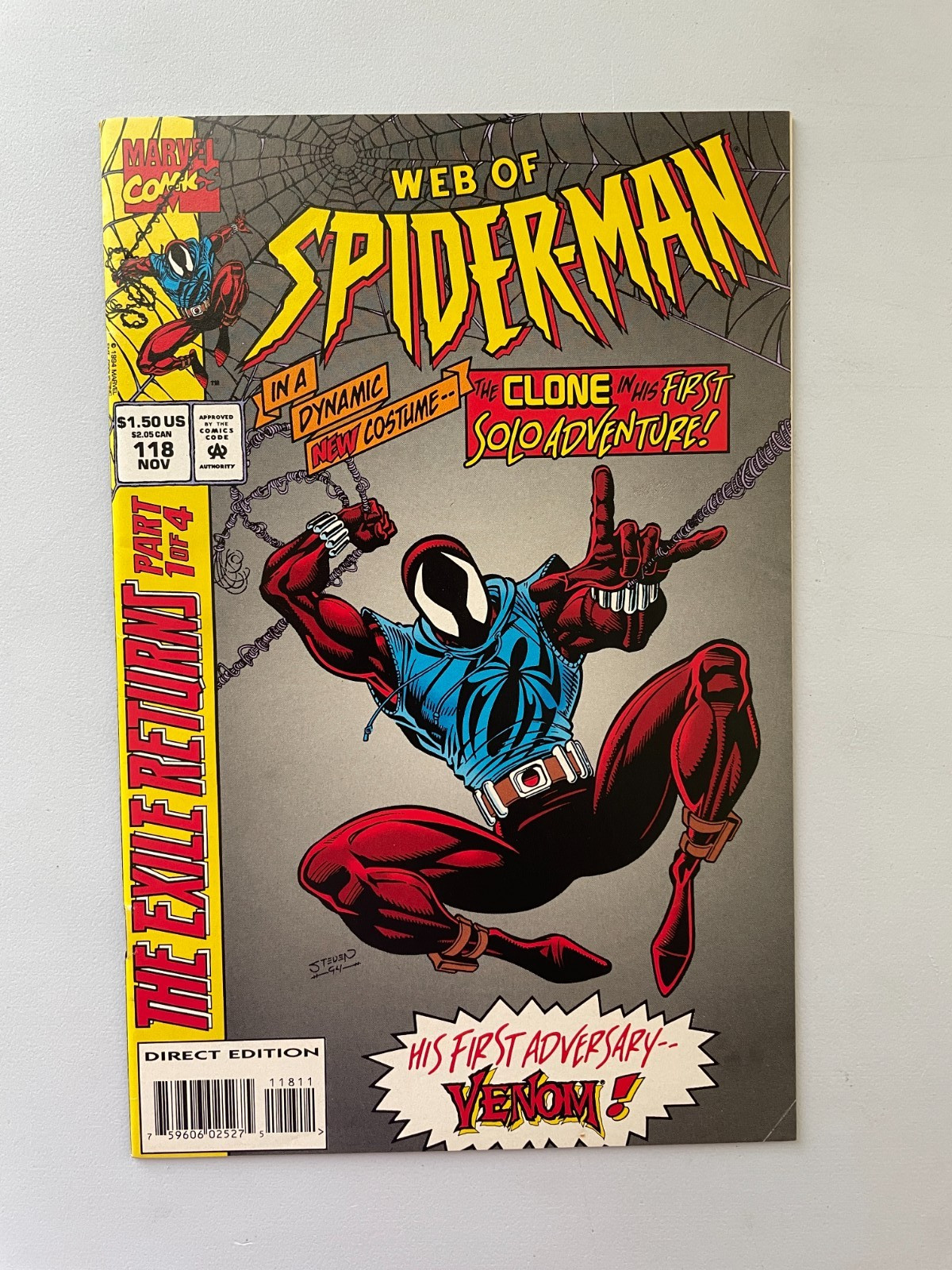 Web of Spider-Man #118 (Marvel Comics November 1994) MID-HIGH GRADE 26-281