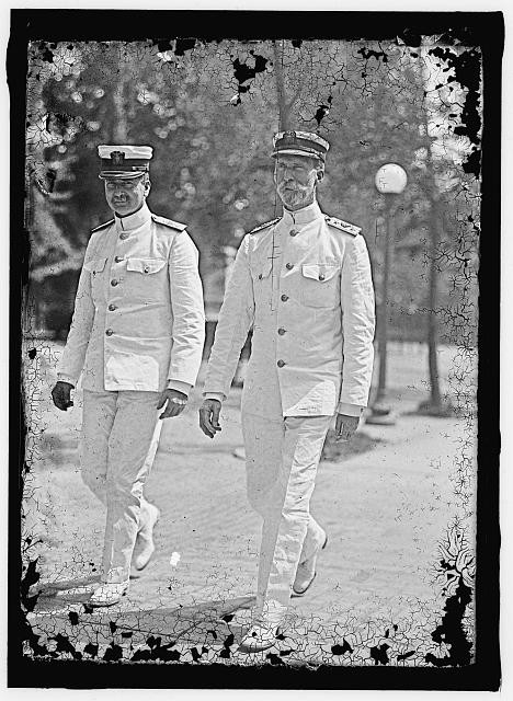 Photo:Two Admirals Military Uniform Men 1918 Harris & Ewing