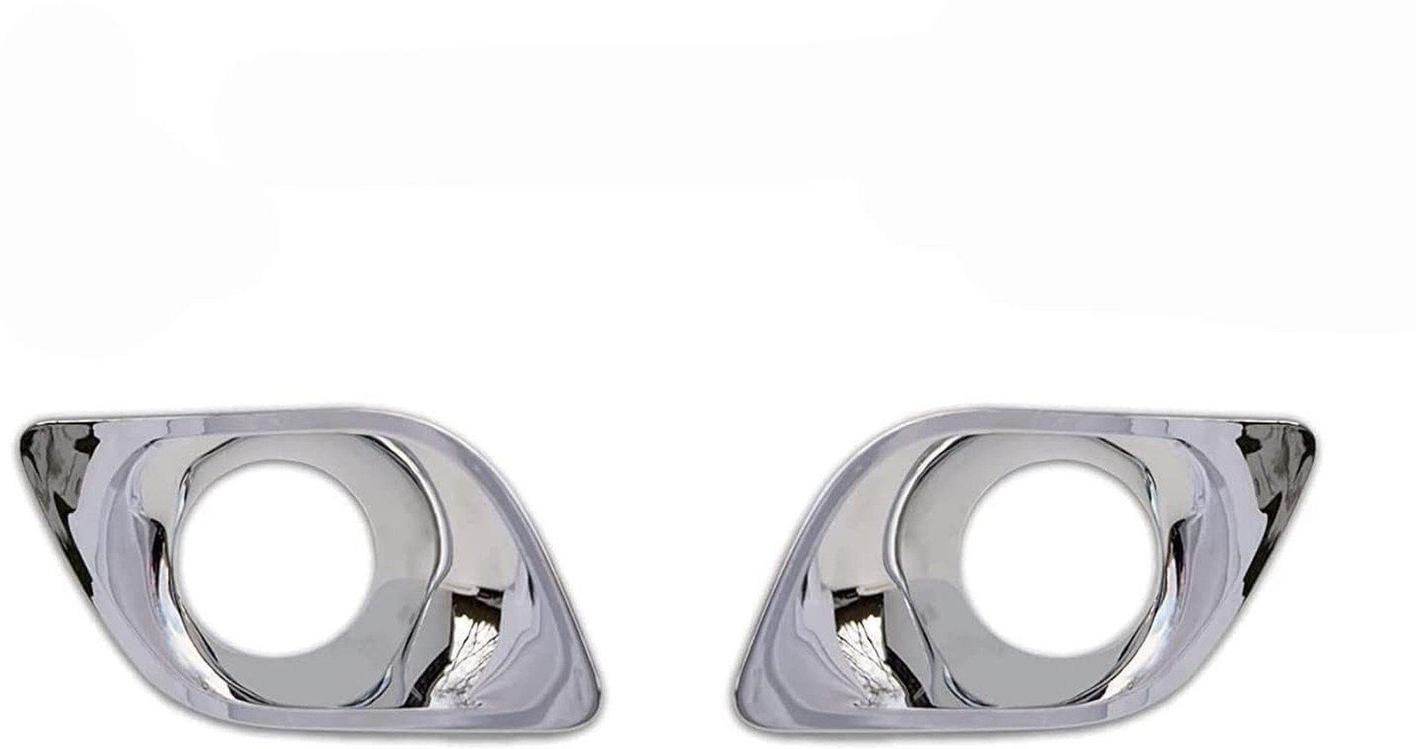 KOZAK Auxiliary Chrome Fog Light Bezel Pair Compatible with Kenworth T680 Tru... KOZAK Auxiliary Chrome Fog Light Bezel Pair Compatible with Kenworth T680 Tru...