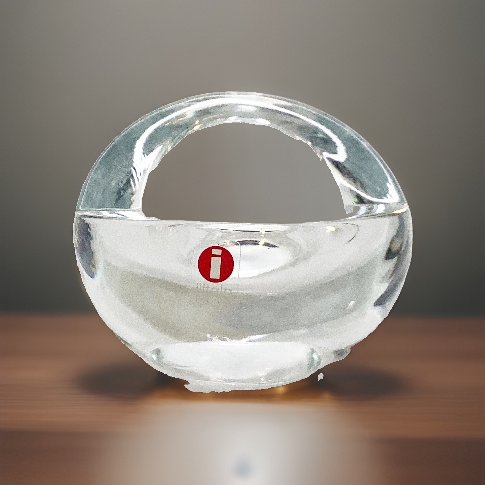 Iittala Finland Crystal Silmu Votive Candleholder by Kai Blomqvist