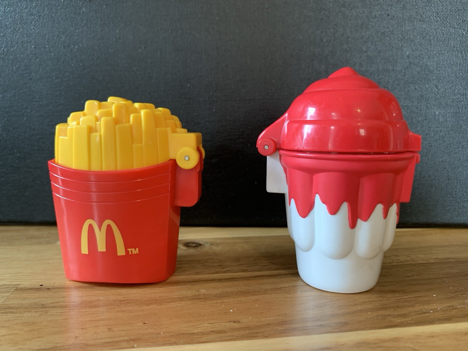 Retro Vintage McDonald’s Wind Up Toy Fries And McSunday