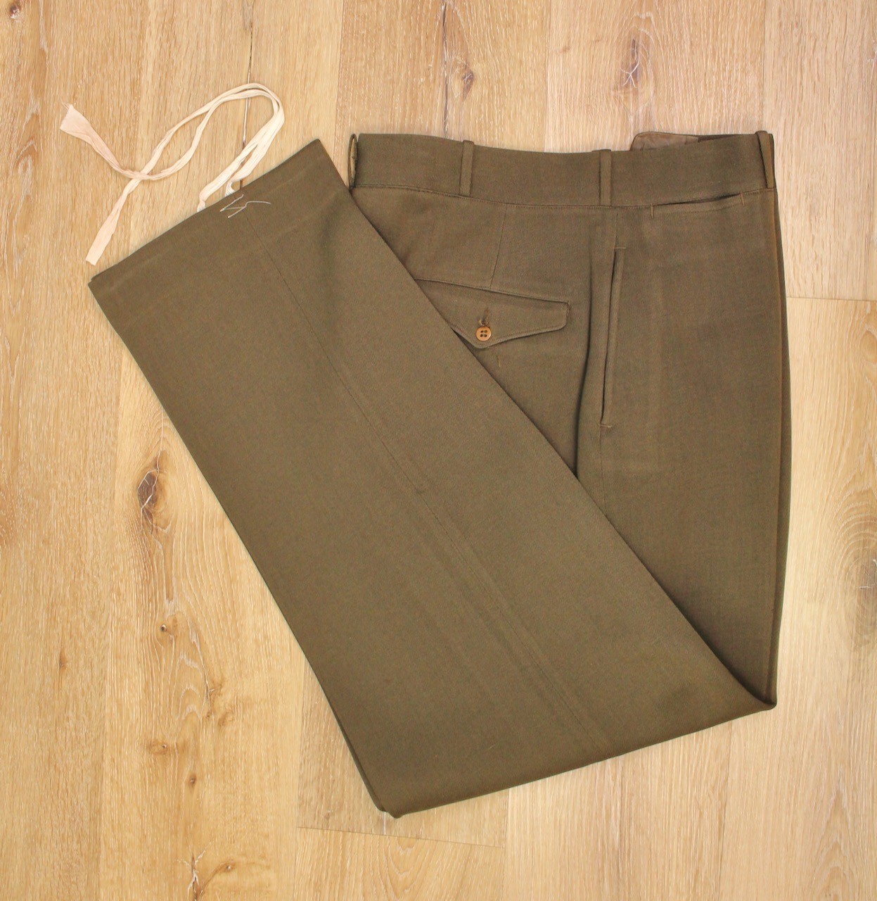 Men\'s Vtg WWII US Army Officer\'s Pants Sz 34x31.5 WW2 40s