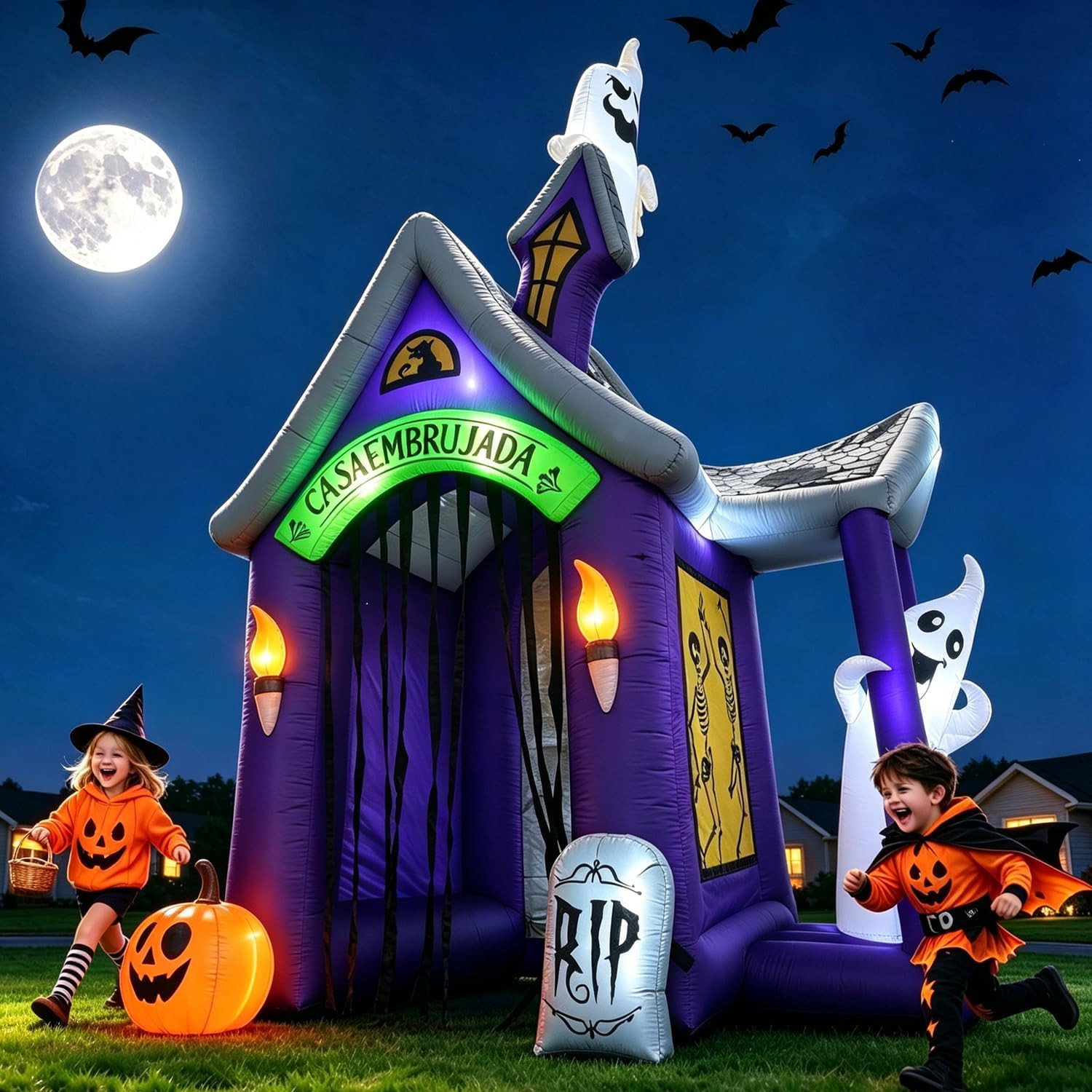 13FT Giant Halloween Inflatable Archway Haunted House Inflatables