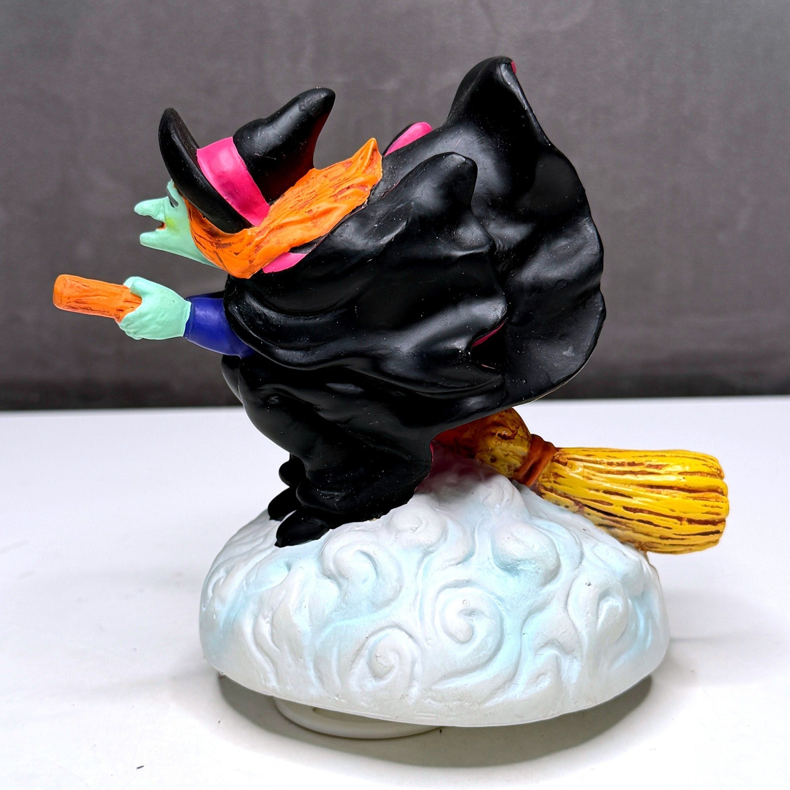 Vintage 1989 San Francisco Music Box Witch Fly Me to the Moon Halloween w/ Box