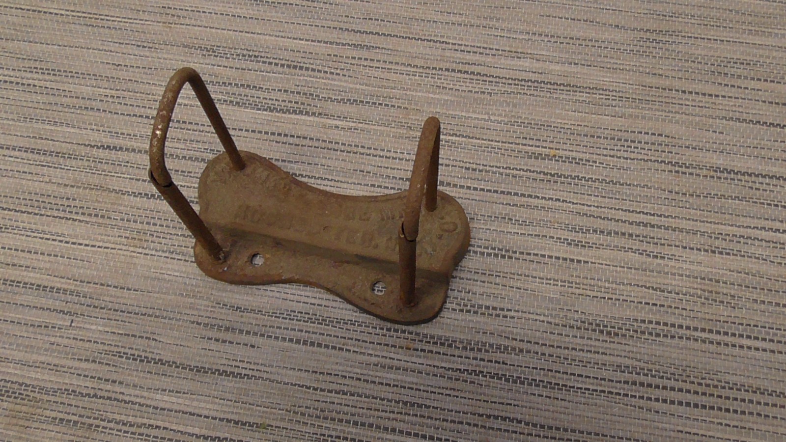 Antique vintage Yawman & Erbe Mfg. Co. Bill Receipt Holder Rochester, NY