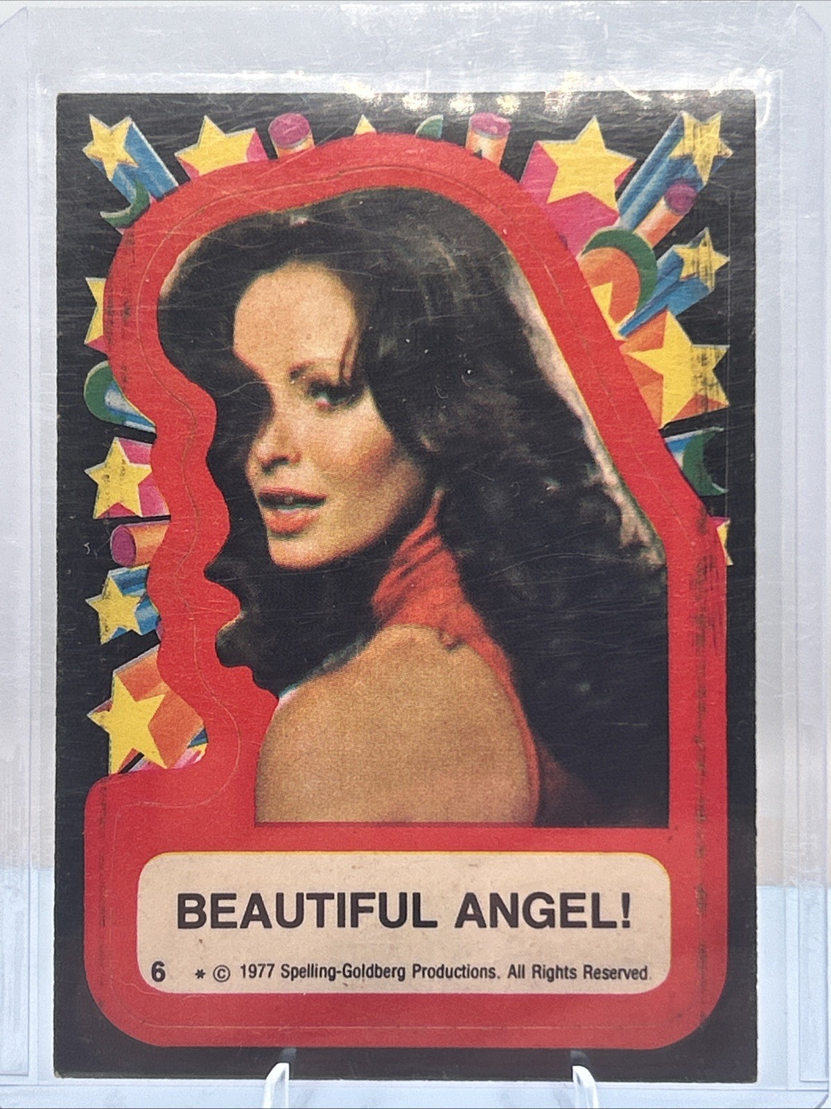1977 Spelling Goldberg Productions Sticker Charlie’s Angel # 6🔥🔥