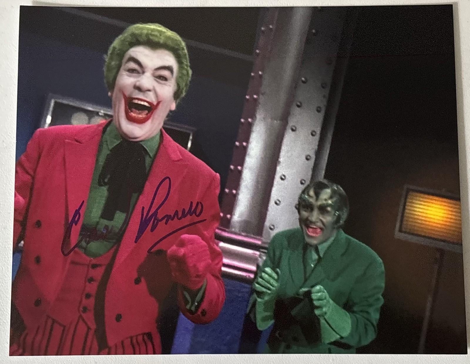 Cesar Romero Signed Photo, 8x10 with COA, The Joker, Batman