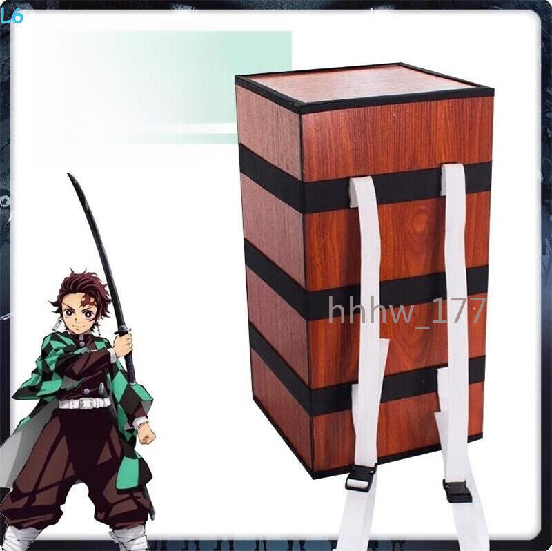 Demon Slayer Kamado Nezuko Box Wooden Box Cosplay Prop Accessory Knapsack Gifts Demon Slayer Kamado Nezuko Box Wooden Box Cosplay Prop Accessory Knapsack Gifts
