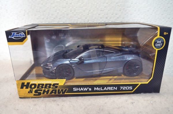 HOBBS & SHAW\'S McLaren 720S 1/24 Mini Car Age 13+