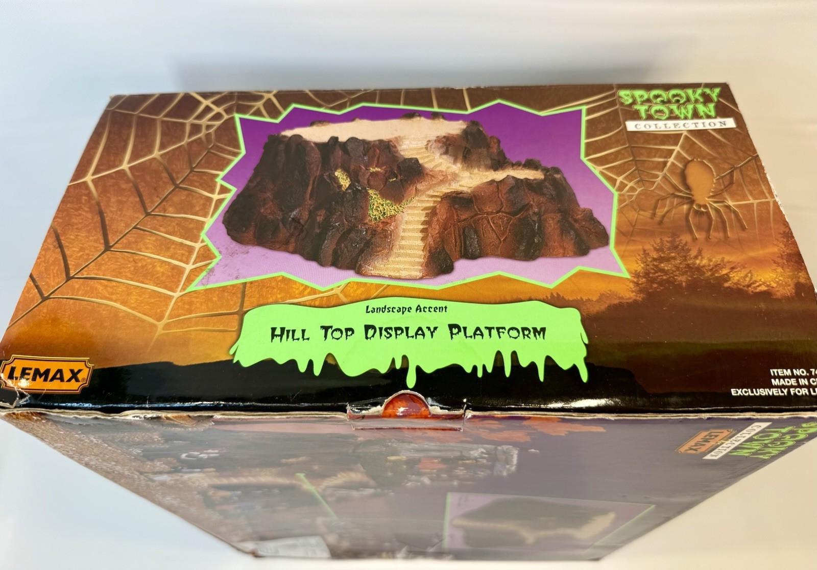 Lemax Spooky Town Hill Top Display Platform Halloween Village 2007 In Box