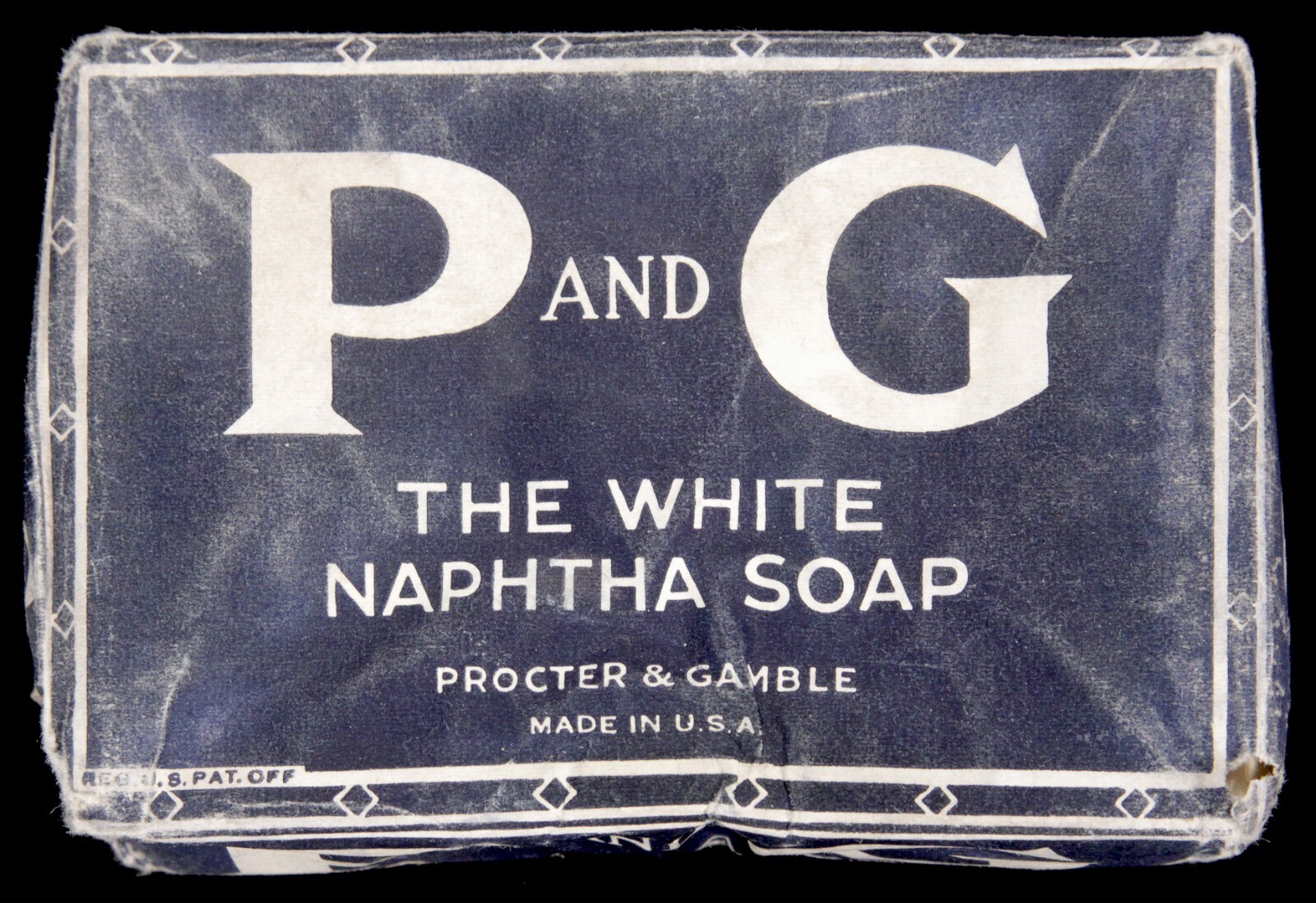 Vintage P&G Procter and Gamble White Naphtha Soap Laundry Cleaning Soap Package