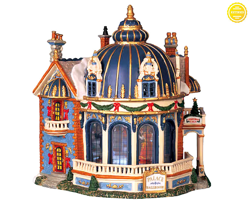 Lemax Palace Ballroom Carole Towne Animated Lights Music Christmas Village Rtd