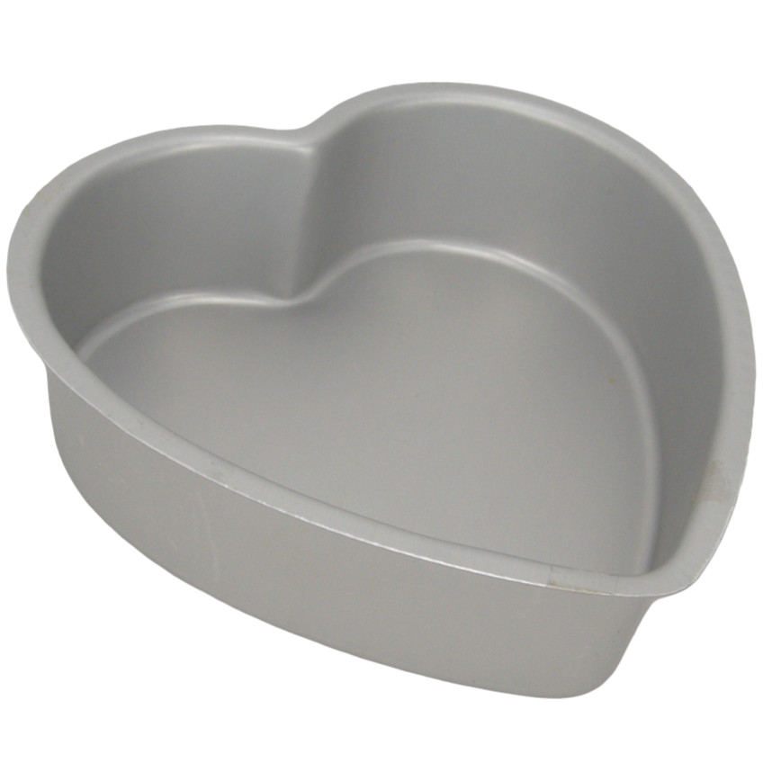 Wilton 6 Inch Heart Shaped Aluminum Cake Pan Wilton 6 Inch Heart Shaped Aluminum Cake Pan