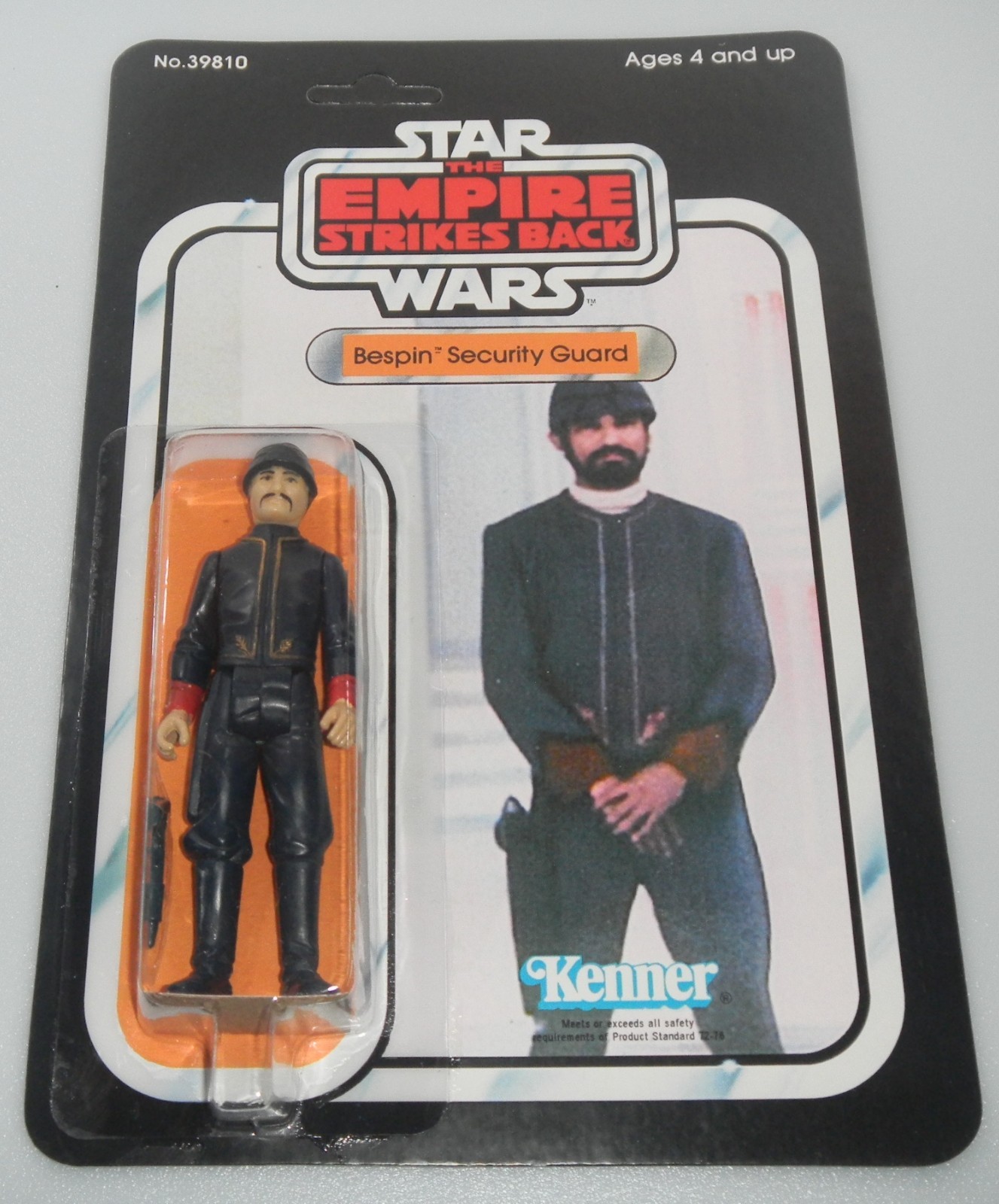 RECARDED 1980 Bespin Security Guard Star Wars ESB 100% Complete Vintage Figure