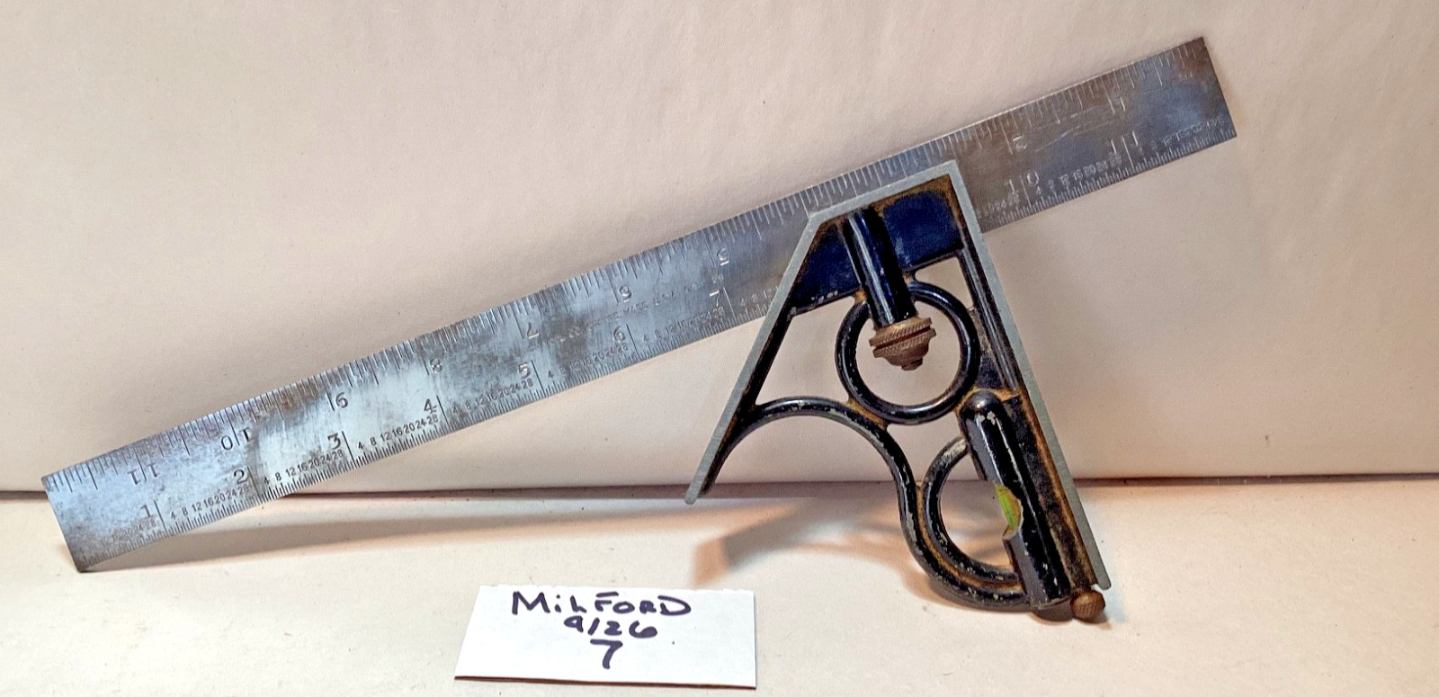 Vintage Union Tool combination square hand tool